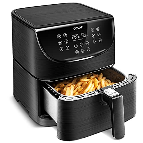 COSORI Heteluchtfriteuse 3,5 l Airfryer Friteuse Air Fryer met digitaal led-touchscreen, 11 programma's, voorverwarmen en warm houden, shake-modus, 100 receptenboekje, zonder olie, 1500 W