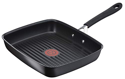 Tefal E21741 Jamie Oliver Italian Series Grillpan, 23 X 27 Cm, Aluminium, Zwart
