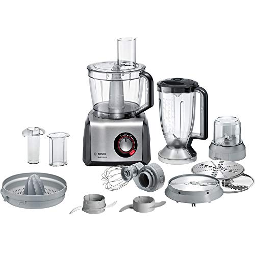 Bosch MultiTalent 8 MC812M844 Multifunctionele keukenmachine met meer dan 50 functies, 1250 W, hoge capaciteit van 3,9 zwart.