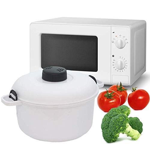 MovilCom® – Magnetron Stoompot – Stoomfornuis, Eenvoudig, Snel en Gezond