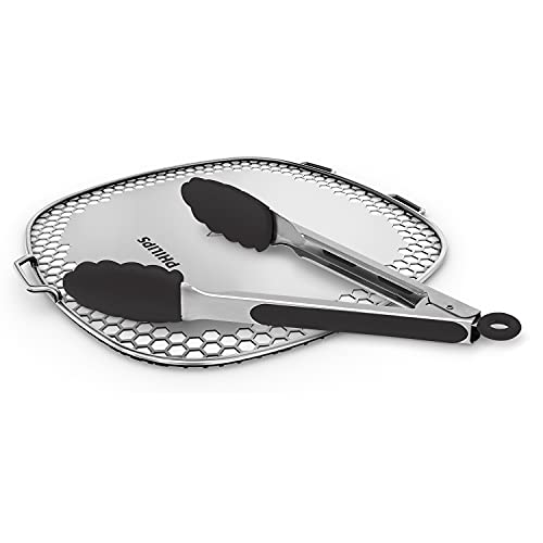Philips Snack Profi-Kit HD9930/00 snack-deksel en siliconentang (accessoires voor Airfryer HD962x, HD964x, HD972x, HD974x)