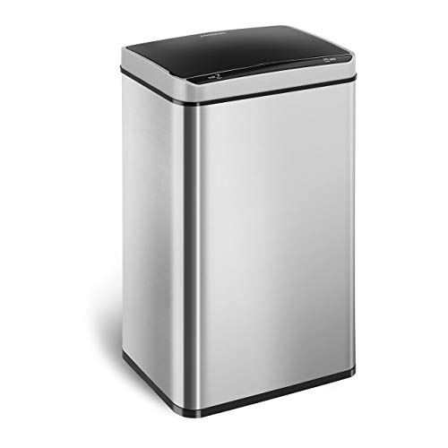 Fromm & Starck STAR_BIN_05 Prullenbak - Duo prullenbak - afvalemmer - met sensor - 60 L maximaal bereik van de bewegingssensor is 20 cm