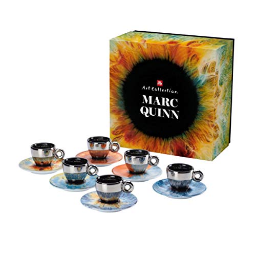ILLY 6 Espresso koffiekopjes Iris Marc Quinn
