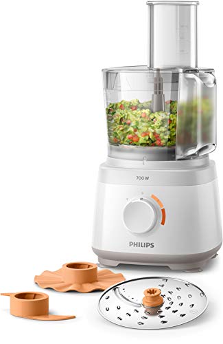 Philips Keukenmachine Avance Collection - 700 Watt - 2.1 Liter kominhoud - 2-in-1-schijf - Meer dan 16 functies - Grote vultrechter - Vaatwasmachinebestendige onderdelen - HR7310/00