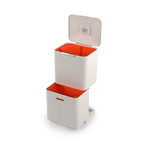 Joseph Joseph Afvalemmer Aluminium Stone 60L