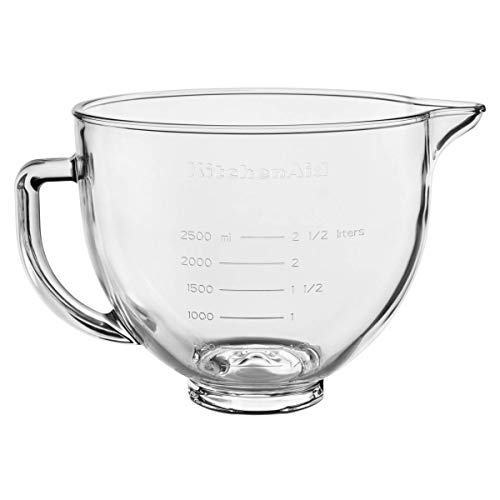 KitchenAid 5KSM5GB Stand Mixer Facultatieve Accessoire, Vernieuwd Glas, Trasparent
