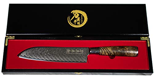 KENSHUI Damastmes keukenmes Japans professioneel Santoku kookgeschenk