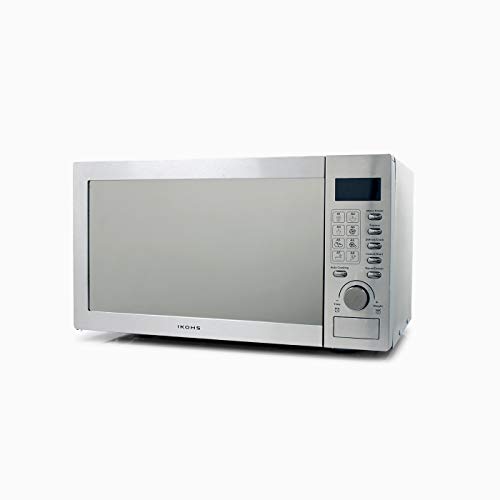 IKOHS HW800S magnetron, zilverkleurig, 800 W, capaciteit 23 l, 5 standen, timer tot 30 minuten, automatisch menu 8, multifrequentie koken, met digitale klok