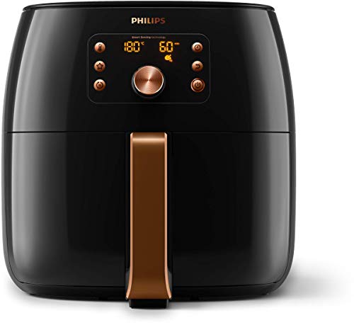 Philips Airfryer XXL - Smart-Sensing - 1400 g friet - 5 tot 6 personen - Tot 90% minder vet - Multifunctioneel - 5 Bakprogramma's - Vaatwasmachinebestendige onderdelen - HD9860/90