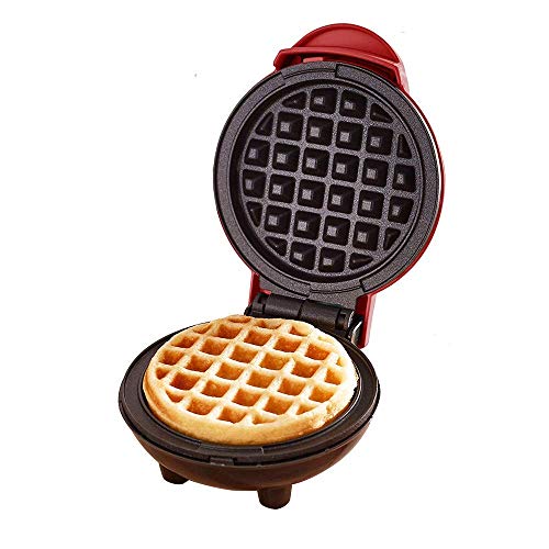 Candora Mini wafelmachine voor afzonderlijke wafels, panini, hakmolen, andere onderweg, ontbijt, lunch of snacks