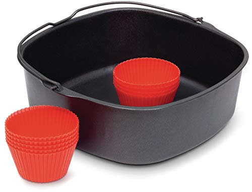 Philips Airfryer Bak Accessoire voor de Philips Airfryer XXL - 9 Siliconen muffinvormpjes - HD9945/01