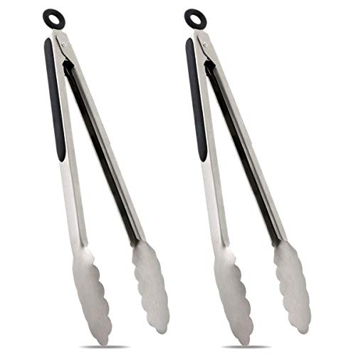 2 Stuks Keuken Tang 12 "Koken Tong voor Duty Salade Serveren Barbecue Buffet Salade Ijs