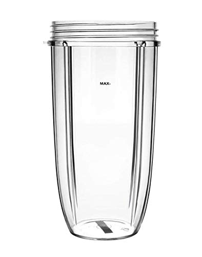 Xincheng Cup compatibel voor Nutribullet, Nutribullet Vervanging Cup voor 600W en 900W Nutribullet Blender, 18OZ 24OZ 32OZ voor Nutribullet 600W Nutribullet Pro 900 Blender Juicer Cup
