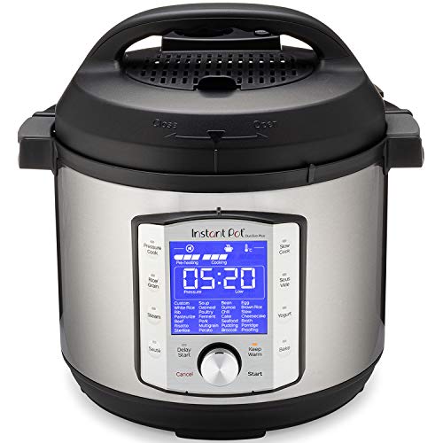 Instant Pot DUO EVO PLUS 5.7L elektrische snelkookpan. 10 functies in 1: Sterilisator, slow fornuis, rijstkoker, graanfabrikant, stoomkoker, zauté