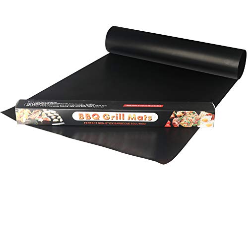 BBQ grillmat van YOWAO, Anti-aanbak Oven Liner Teflon Cooking Mats, Eenvoudig Schoon te Maken, Herbruikbare, Duurzame, Hittebestendige, Barbecuesheets Voor het Grillen van Vlees (40*180cm)