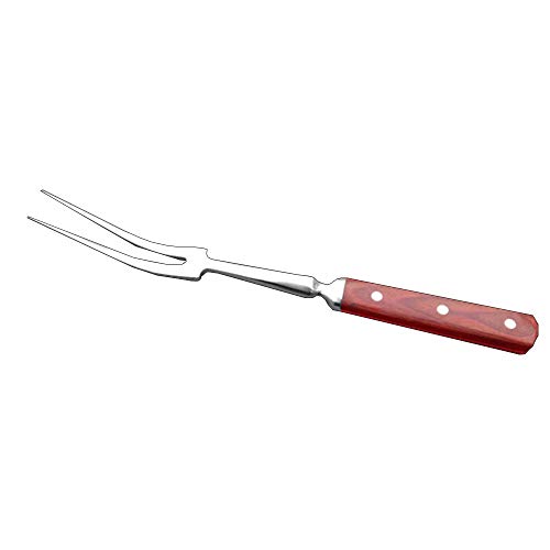 Alapaste Chef Pro RVS Carving Vork Barbecue Vork Vlees Vorken BBQ Gereedschap met Houten Handvat,30CM