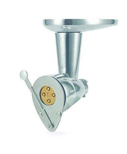 Kenwood Pasta Fresca noedelpers KAX92.A0ME, accessoires keukenmachines, roestvrijstalen behuizing incl. bronzen deegwareninzetstuk voor Maccheroni rigati