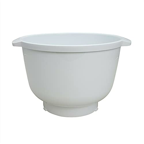 Kunststof mengkom wit MUZ5KR1 geschikt voor keukenmachine MUM5 reserveonderdeel accessoires kom 574676, 00574676, 709342, 00709342 3,9 l max. 2,7 kg deeghoeveelheid
