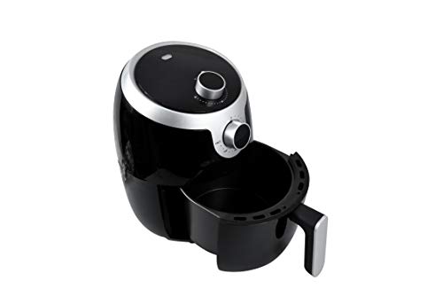 Molino AirFryer – heteluchtfriteuse voor 1-2 personen, capaciteit van 1,8 liter, 1000 W, LFGB & FDA-gecertificeerd, zonder olie en eenvoudig te reinigen