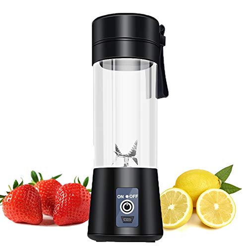 Draagbare Mini Blender, Persoonlijke Blender Mini Shakes Juicer Cup USB Oplaadbare Smoothie Blender voor Reizen Kantoor Sport School