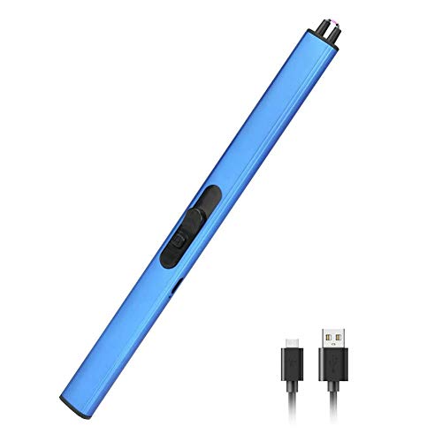 E-More kaarsaansteker, elektrische boogaansteker USB oplaadbare winddichte vlamloze aansteker, elektronische aansteker Lange aansteker voor kaarsen, sigaretten, keuken, barbecue, vuurwerk