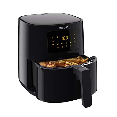 Philips Airfryer Essential L - 800 g Friet - 90% Minder Vet - Zwart