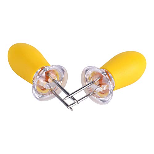 8 stks Maïs Houders Rvs Maïs Vorken Cob Spiesjes Houder BBQ Vorken voor Keuken Party Thuis Koken