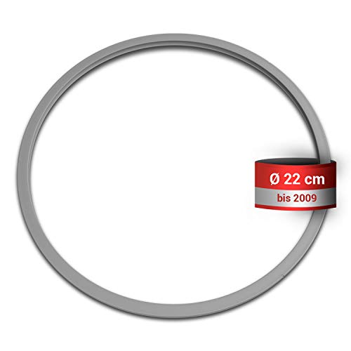 Afdichting siliconen afdichtring vervanging voor Fissler 038-667-00-205/0 afdichtring Ø 22 cm voor snelkookpan rubberen afdichting stoomkookpan reserveonderdeel van de modellen Vitaquick Vitavit Royal tot 2009