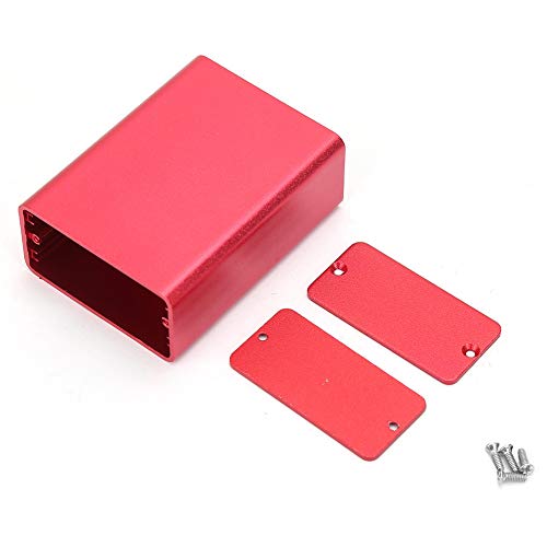 Aluminium Doos DIY Elektronische Project Behuizing Case Frosted Red Circuit Board Instrument Aluminium Koelbox