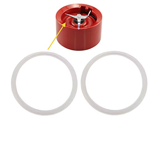 2 x rubberen afdichting, transparant voor Kitchenaid Artisan Blender 5KSB555, 5KSB553, 5KSB565, 5KSB585