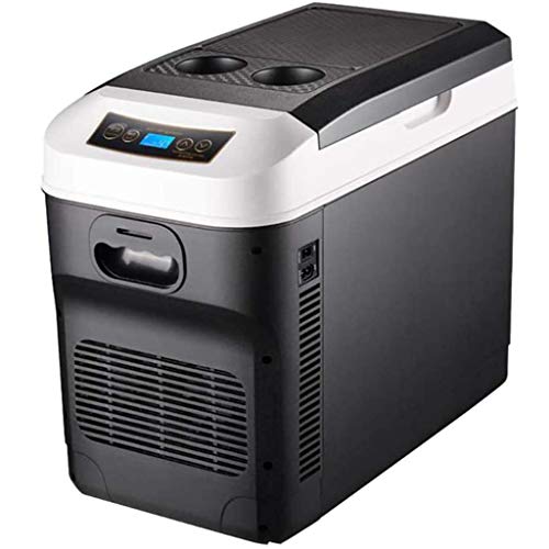 Auto Koelkast Vriezer Elektrische Koelbox 12v 24V 220V-240V Draagbare Autokoelkast 28 Liter Mini Camping Koelkast voor Camper Truck, Voertuig, RV, Boot, Reizen, Picknick - Zwart