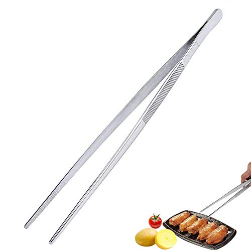 30 Cm Roestvrijstalen Multifunctionele Pincet, Barbecue Rechte Lange Pincet Keuken Tool, Gebruikt Voor Koken, Decoratie, Cake Decoratie, Steak Klem