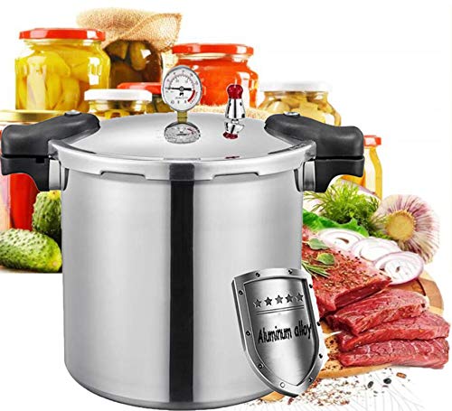 Commerciële keuken Grote capaciteit kookgerei 25Lliter pressure cooker,met Stoommand pressur einstant pot-precisie manometer-Anti brandwonden warmte-isolerende handgreep Perfect Snelkookpan