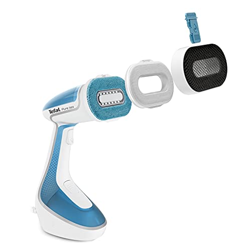 Tefal DT9530 Pure Tex Stoomstijltang, exclusief multi-pad-systeem, 4 functies in één apparaat: ontkiemen, gladmaken, reinigen, geuren, geschikt voor alle huishoudtextiel