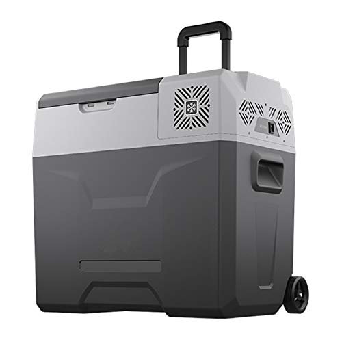 Draagbare Auto Koelkast, 30L / 40L / 50L Compressor Vriezer, Bluetooth Bediening, 12 V / 24 V Snelle Koeling 20 ° tot -20 °, Energiebesparing en Milieubescherming,50l