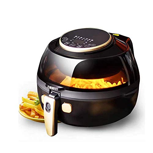 YFGQBCP Multifunctionele olievrije friet elektrische friteuse, maat enorme capaciteit, met Airfryer accessoires recepten kookboek, broodrooster, kookdeler