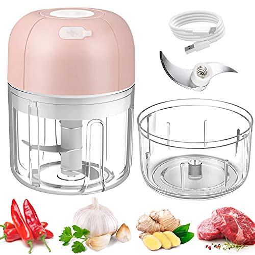 Mini Uienhakselaar Moocuca 100/250 ml Knoflookhakselaar Multifunctionele Huishoudelijke Elektrische Ui Snijder Groentesnijder Keuken Knoflook Machine Elektrische Chopper Keukenhulp Keukenmachine