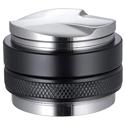 Bopfimer 53 mm dubbele kop koffieetuner voor 54 mm zeefhouder met instelbare diepte, professionele handmatige espresso-houder