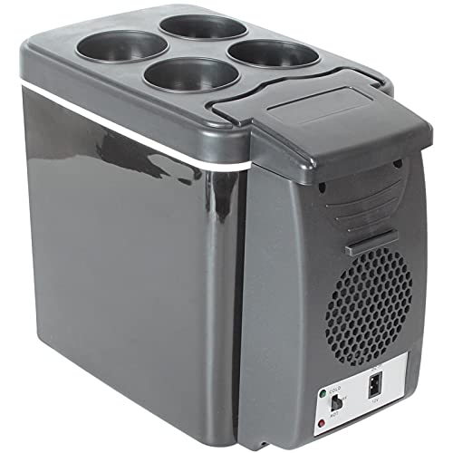 Elektrische Koelbox Auto Koelkast 6L Mini Vriezer Draagbare Koelbox Reis Koelkast Warmer Koelbox Voor Camping, Picknick, Strand