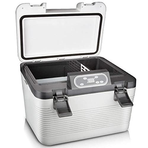 19L Auto Koeler Compressor Vriezer - Elektrische Koelbox Camping Koelkast 24 V / 12 V / 220-240 V Minikoelkast Voor Sport Buiten Home Tour Reizen Camping Picknicks, Koelkast