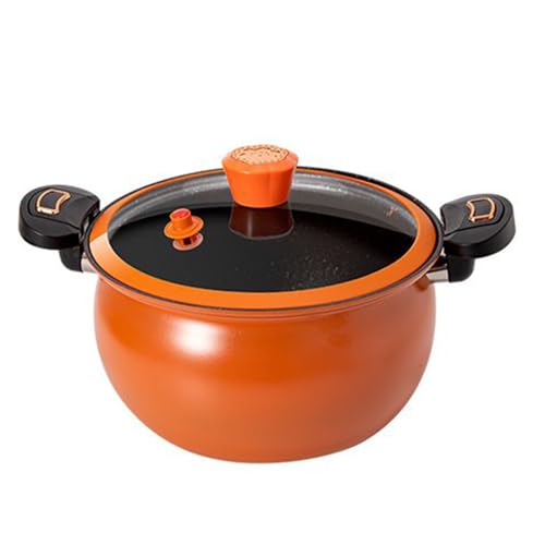 Kleine snelkookpan, gemakkelijk te reinigen, 37,5x26x20cm, 3 liter snelkookpan, anti-aanbak kookpot, grip met twee hand, voor keuken